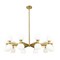 Z-Lite Artemis Chandelier, 20-Light, 42 In.W x 12.75 In.H, Modern Gold/Matte Opal 494-20MGLD - alternate 5